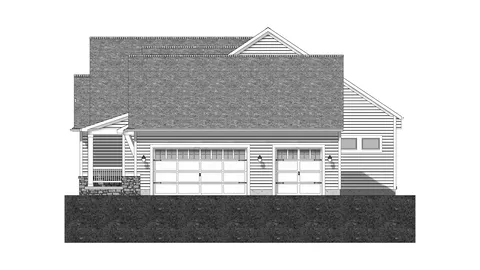 The Messina house plan, exterior view 2